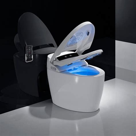 modern smart one piece toilet.